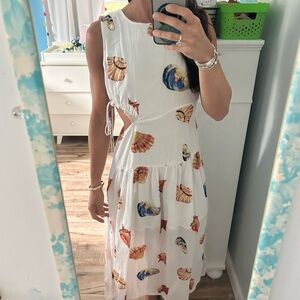 ASOS Seashell Cut-out Dress